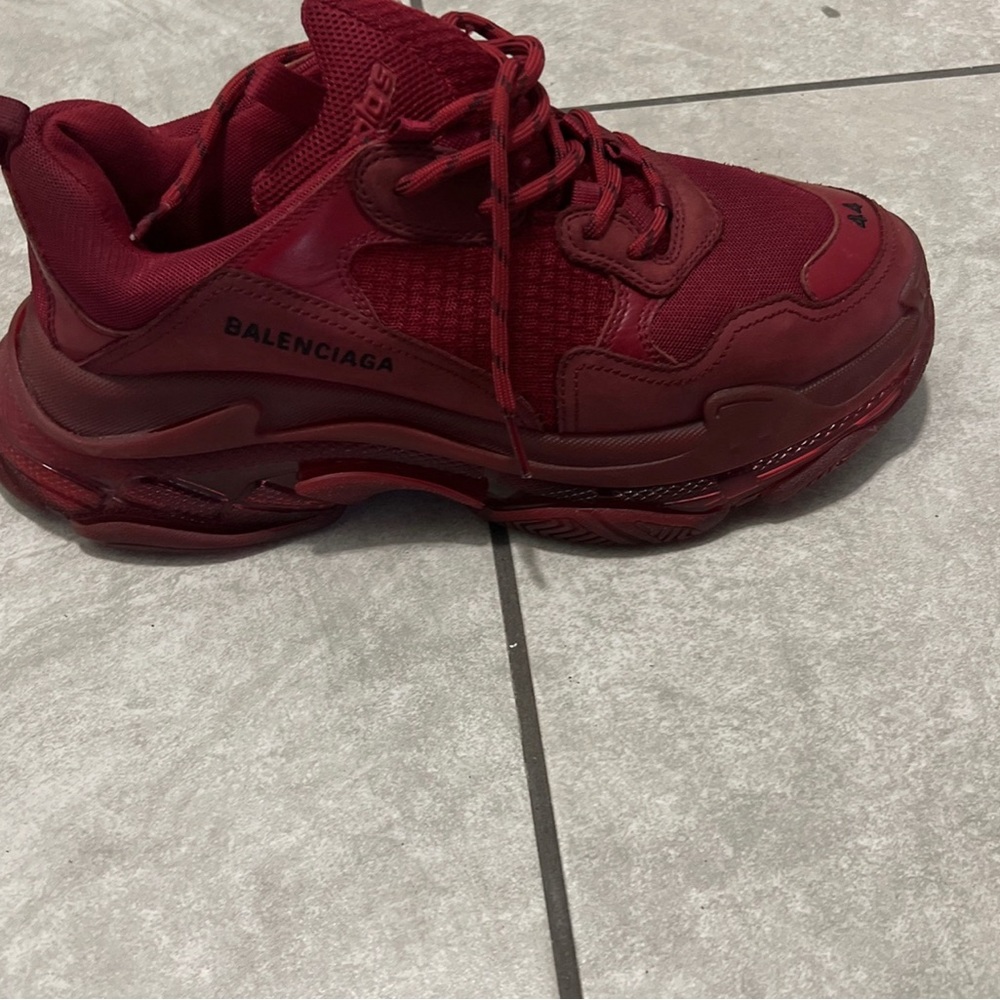 Burgundy Balenciaga size 12